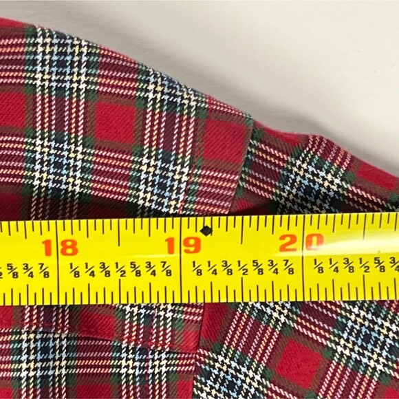 Brooks Brothers Casual Shirt Non-Iron Red Plaid Long-Sleeve Button-Down Sz M - Picture 8 of 10